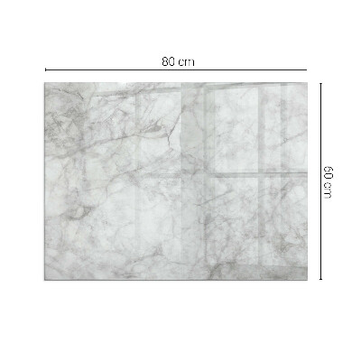 Sticlă dreptunghiulară sub sobă Textură de marmură într-un stil elegant