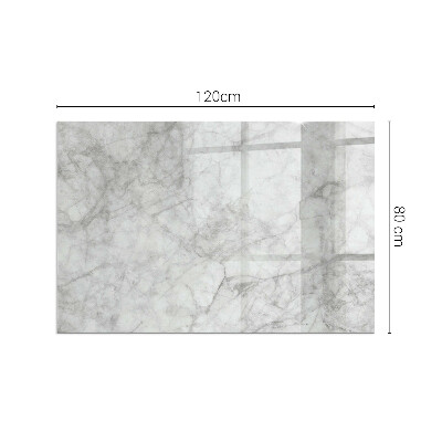 Sticlă dreptunghiulară sub sobă Textură de marmură într-un stil elegant