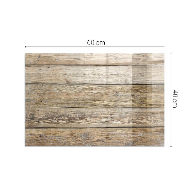 Placă de sticlă dreptunghiulară șemineu Plăci în stil natural