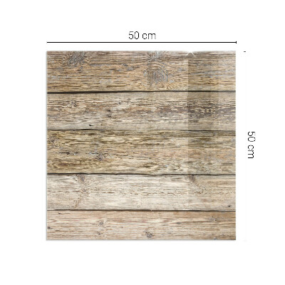 Placă de sticlă dreptunghiulară șemineu Plăci în stil natural