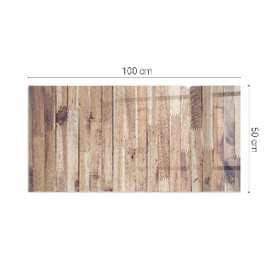 Sticlă dreptunghiulară sub sobă Model din lemn într-un aranjament geometric