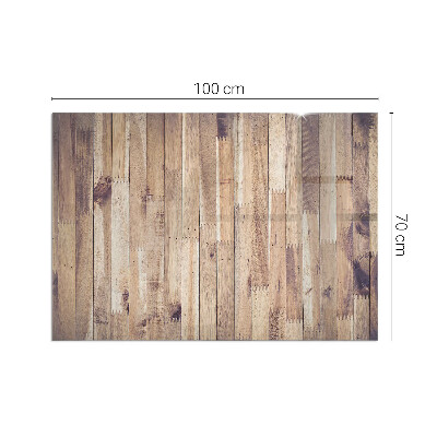 Sticlă dreptunghiulară sub sobă Model din lemn într-un aranjament geometric