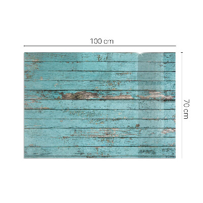 Sticlă dreptunghiulară sub sobă Plăci rustice în stil natural