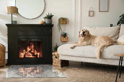 Sticlă dreptunghiulară sub sobă Aranjamentul decorațiunilor din mozaic