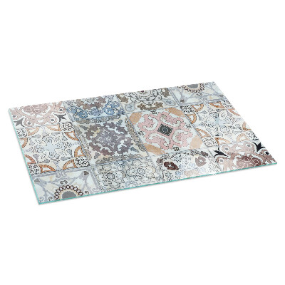 Sticlă dreptunghiulară sub sobă Modele de mozaic în plăci