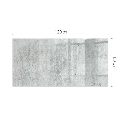 Placă de sticlă dreptunghiulară șemineu Structură din beton brut