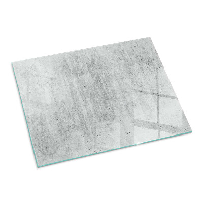 Placă de sticlă dreptunghiulară șemineu Structură din beton brut