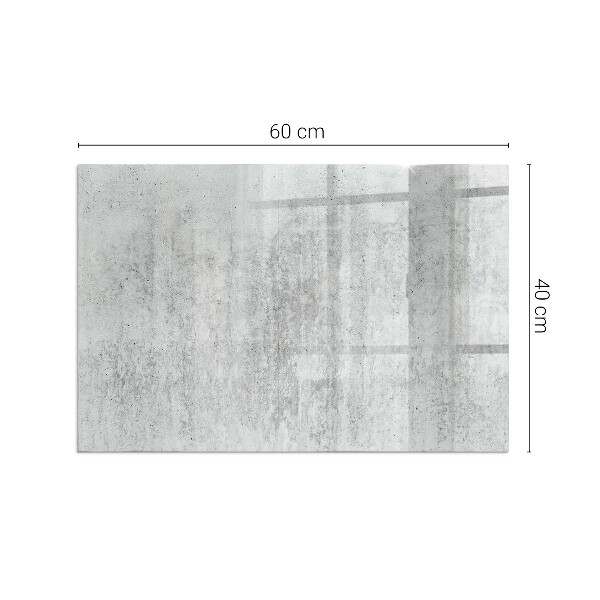 Placă de sticlă dreptunghiulară șemineu Structură din beton brut