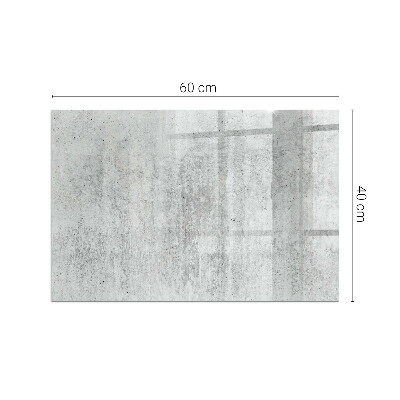 Placă de sticlă dreptunghiulară șemineu Structură din beton brut