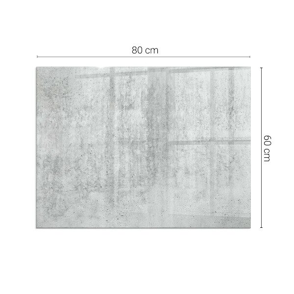 Placă de sticlă dreptunghiulară șemineu Structură din beton brut