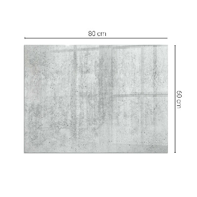 Placă de sticlă dreptunghiulară șemineu Structură din beton brut