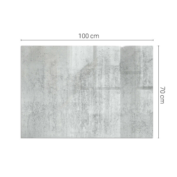 Placă de sticlă dreptunghiulară șemineu Structură din beton brut