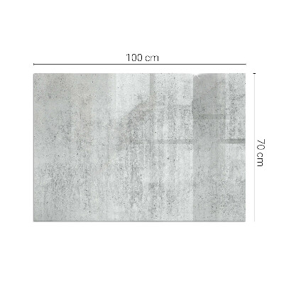 Placă de sticlă dreptunghiulară șemineu Structură din beton brut