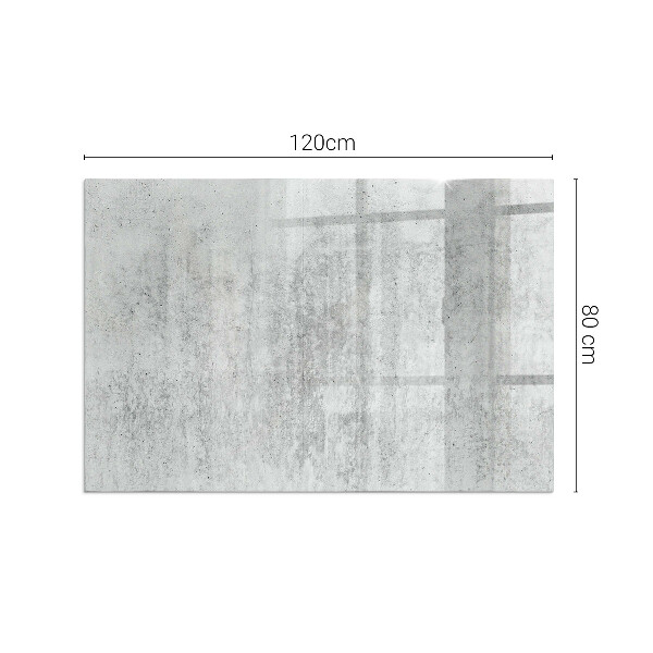 Placă de sticlă dreptunghiulară șemineu Structură din beton brut