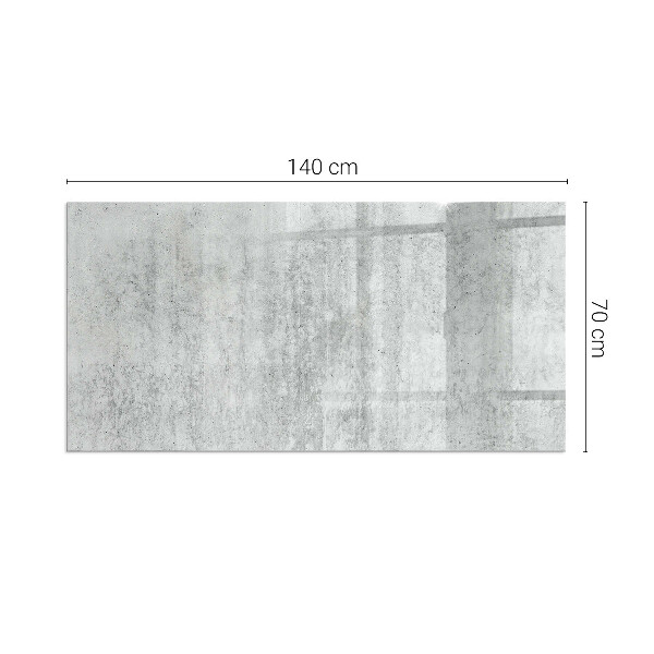 Placă de sticlă dreptunghiulară șemineu Structură din beton brut