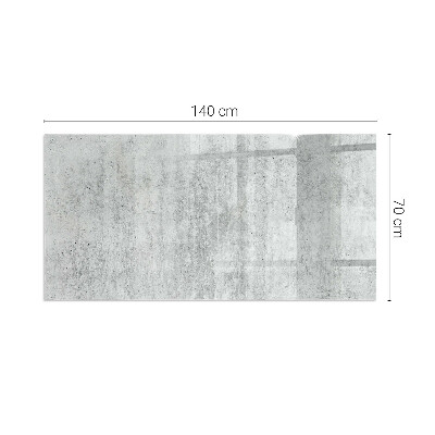 Placă de sticlă dreptunghiulară șemineu Structură din beton brut