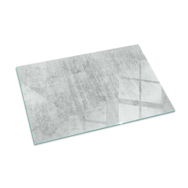 Placă de sticlă dreptunghiulară șemineu Structură din beton brut