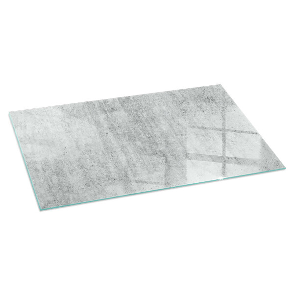 Placă de sticlă dreptunghiulară șemineu Structură din beton brut