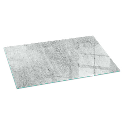 Placă de sticlă dreptunghiulară șemineu Structură din beton brut