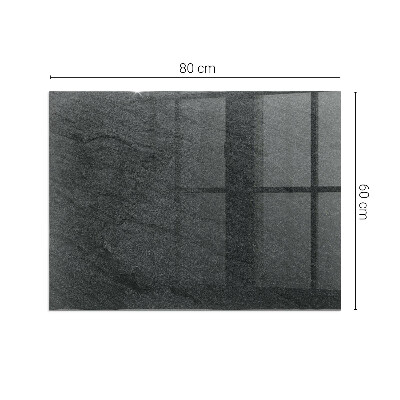 Sticlă dreptunghiulară sub sobă Modelul structurii de piatră