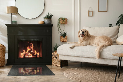 Sticlă dreptunghiulară sub sobă Modelul structurii de piatră