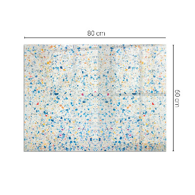 Sticlă dreptunghiulară sub sobă Motiv textură abstractă