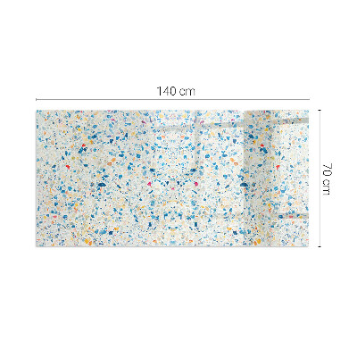 Sticlă dreptunghiulară sub sobă Motiv textură abstractă