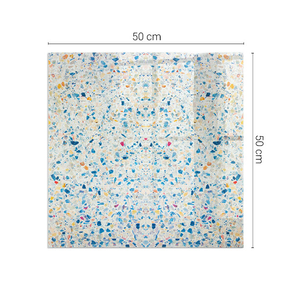 Sticlă dreptunghiulară sub sobă Motiv textură abstractă