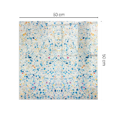 Sticlă dreptunghiulară sub sobă Motiv textură abstractă