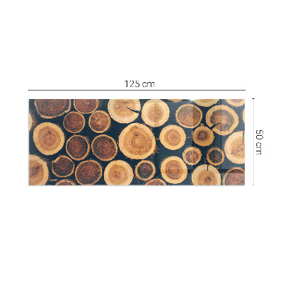 Sticlă dreptunghiulară sub sobă Cutie cu ramă de lemn