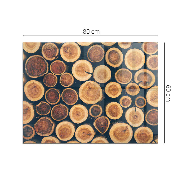 Sticlă dreptunghiulară sub sobă Cutie cu ramă de lemn