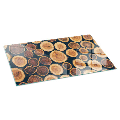 Sticlă dreptunghiulară sub sobă Cutie cu ramă de lemn