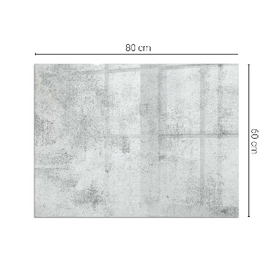 Sticlă dreptunghiulară sub sobă Textură de beton într-un stil brut