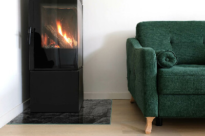 Placă dreptunghiulară din sticlă pentru șemineu Stil de piatră într-o versiune naturală