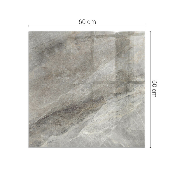 Placă de sticlă dreptunghiulară șemineu Model inspirat din piatră