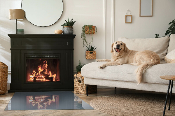 Sticlă dreptunghiulară sub sobă Culoare: Albastru închis