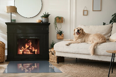 Sticlă dreptunghiulară sub sobă Culoare: Albastru închis