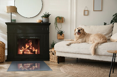 Sticlă dreptunghiulară sub sobă Culoare: Albastru închis