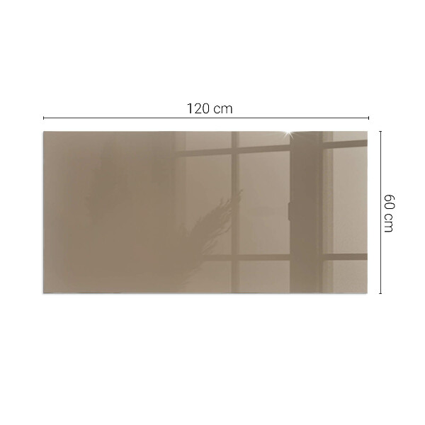 Sticlă dreptunghiulară sub sobă Culoare Maro