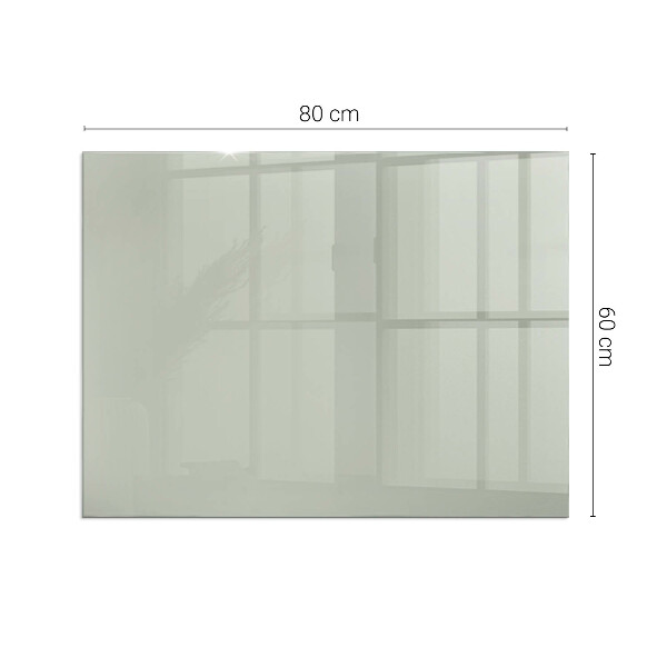 Sticlă dreptunghiulară sub sobă Culoare Gri-verde