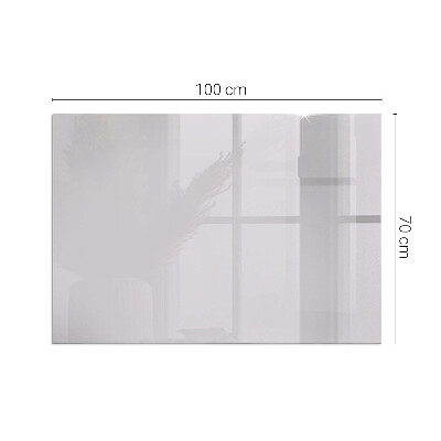 Placă de sticlă dreptunghiulară șemineu Culoare violet deschis