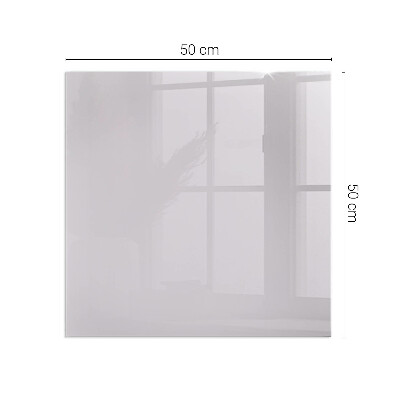 Placă de sticlă dreptunghiulară șemineu Culoare violet deschis