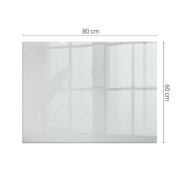 Placă dreptunghiulară din sticlă pentru șemineu Culoare Gri