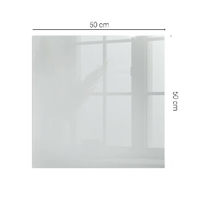 Placă dreptunghiulară din sticlă pentru șemineu Culoare Gri