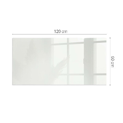 Sticlă dreptunghiulară sub sobă Culoare fildeș