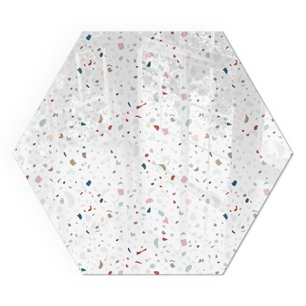 Sticlă hexagonală sub sobă Forme în miniatură