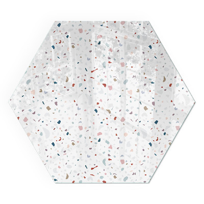 Sticlă hexagonală sub sobă Forme în miniatură