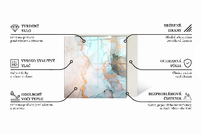 Placă hexagonală din sticlă pentru șemineu Model de forme tridimensionale