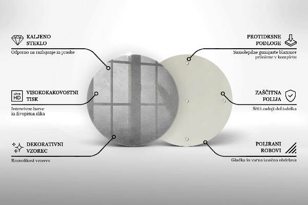 Coaster de lumânări mormânte Fundal cu textură de beton