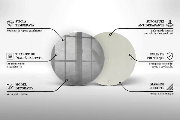 Coaster de lumânări mormânte Fundal cu textură de beton